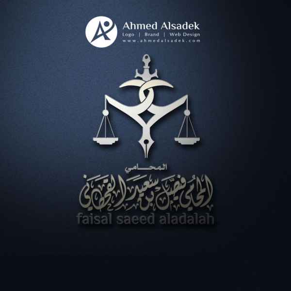 تصميم شعار فيصل بن سعيد القحطاني للمحاماه 5