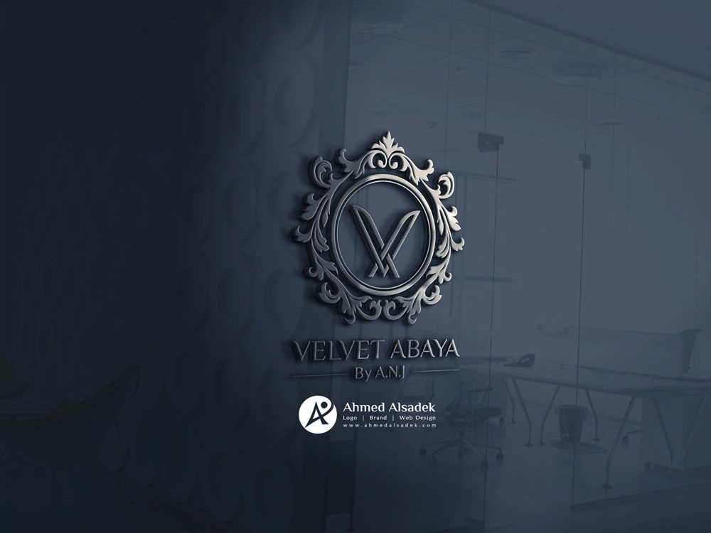 تصميم شعار شركة VELVET ABAYA في الكويت 2