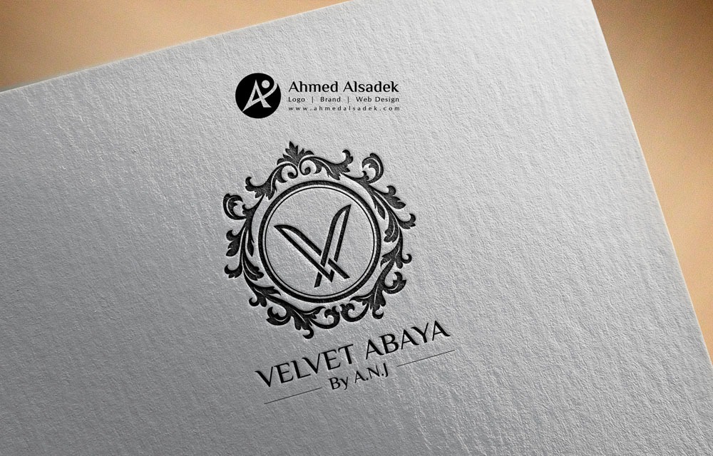 تصميم شعار شركة VELVET ABAYA في الكويت 3