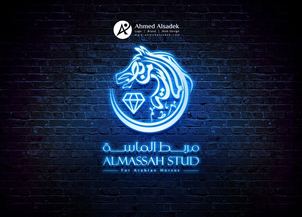 تصميم شعار شركة مربط الماسة في الرياض السعودية 6