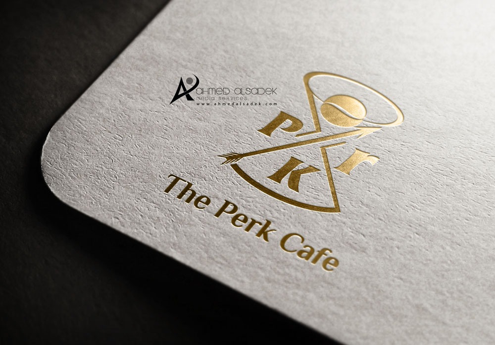 تصميم شعار كوفي The Perk Cafe في دبي 1